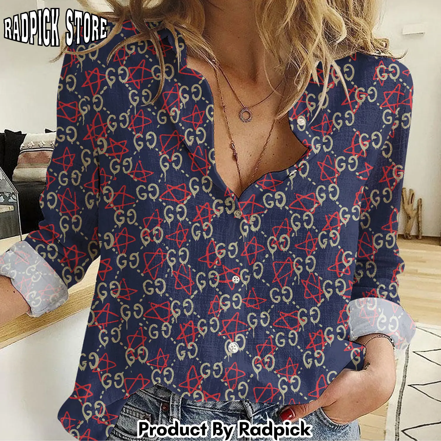 Radpick premium gucci monogram shirt rp662337